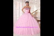 Luxurious Pink Quinceanera Dress Beading and Ruch Ball Gown PDZY737PRT