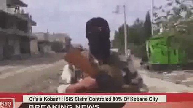 YPG Kobani : ISIS Claim Controled 80% of Kobane City [RAW FOOTAGE]