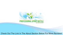 Plastic Spray Bottle with Measurements & Best Adjustable Spray Nozzle, Trigger Sprayer | Empty, 1 Quart (32 oz, Heavy Duty, Unmarked, Chemical Resistant; Professional Grade for Commercial, Industrial, Wholesale, Bulk & Home from Cleans Green | Long Lastin