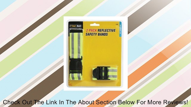 2 x Reflective Flourescent Safety Bands Hi Vis Arm Band & Waist Belt Adjustable Review