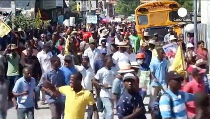 Revolta no Haiti contra o presidente Martelly