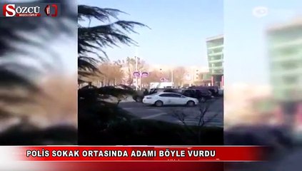 Descargar video: Polis sokak ortasında adamı böyle vurdu