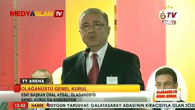 Ünal Aysal'dan Genel Kurul'da önemli açıklamalar!