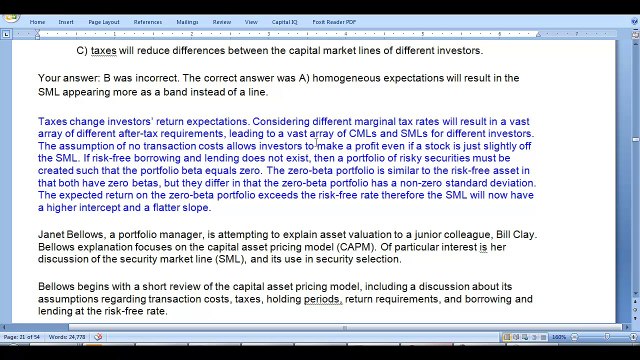 Portfolio CFA Level 2 Solved Questions Free online course 1-8_2