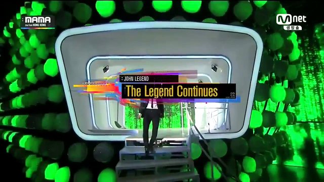 141203 Jhon Legend - EXO CHEN - SNSD Tiffany - Green Light @ MAMA 2014