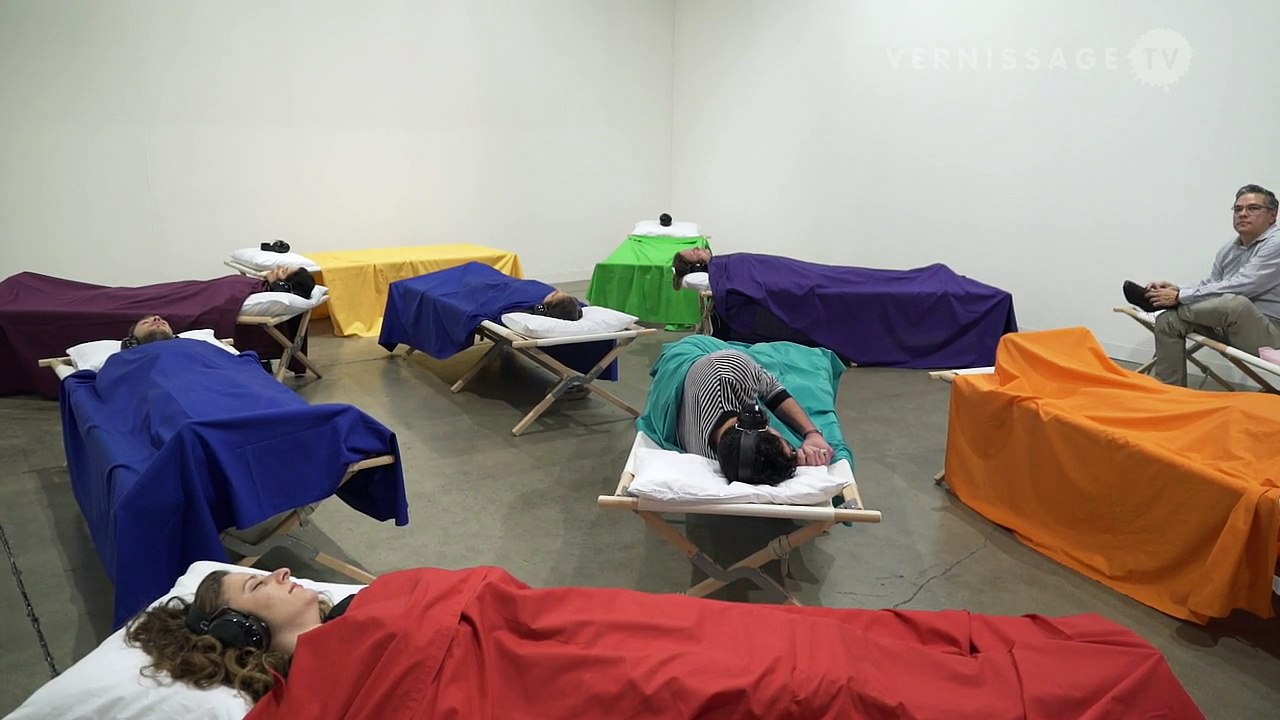 Marina Abramovic: Sleeping Exercise. Fondation Beyeler at Art Basel Miami Beach 2014
