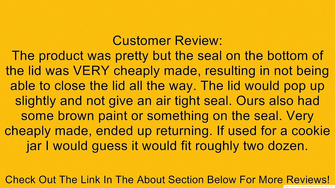 Global Amici Global Amici Meloni Glass Jar - Large Review