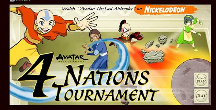 Avatar - 4 Nations Tournament -Cartoon Funny Games For Kids,Children,and Girls (Cartoon Games New)