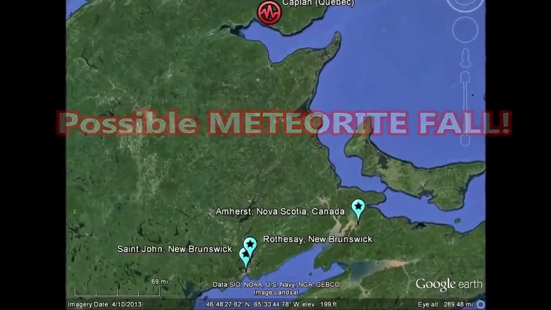 Breaking News Large Meteor Event Seen at Least 10 States in US and Canada