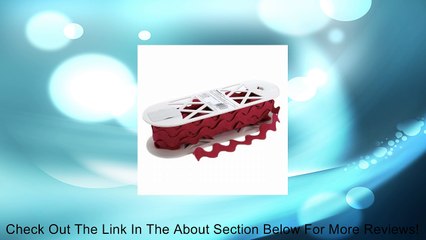 Polyester Rick Rack 1-1/2" Wide 15 Yards-Strawberry Review