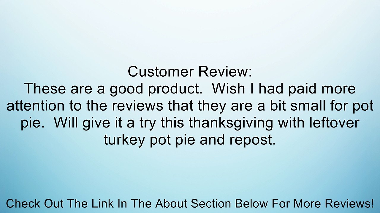 56237 - Just Baking 6 pie 8-pc Set Review