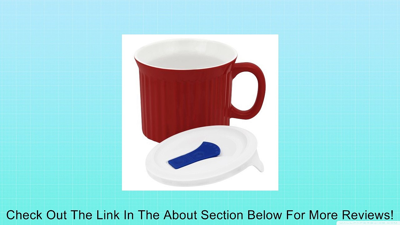 WORLD KITCHEN 1105118 22OZ RED Pop Ins Mug Review
