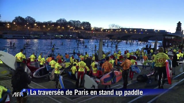 La traversée de Paris en stand up paddle