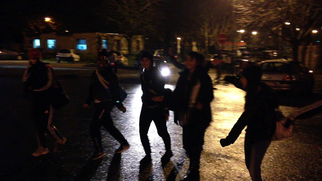 U18 féminines après le match à Aix (perdu 6-2).