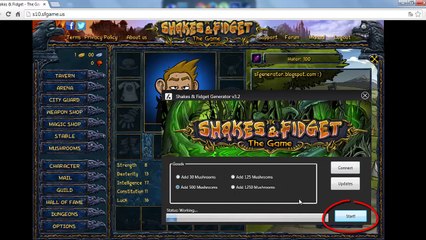 Shakes & Fidget Mushroom Generator Tutorial