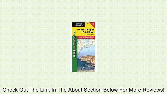 Trails Illustrated Map Mount Tamalpais / Pt. Reyes Review