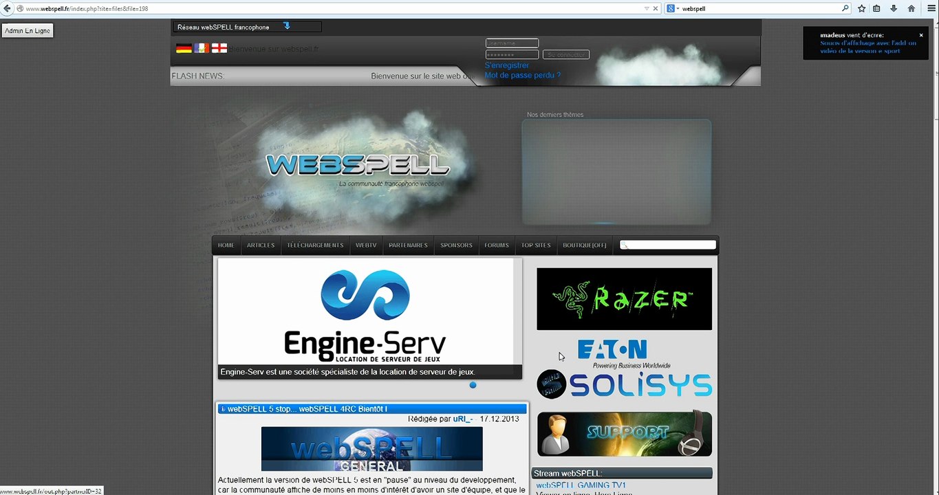 TUTO WebSpell