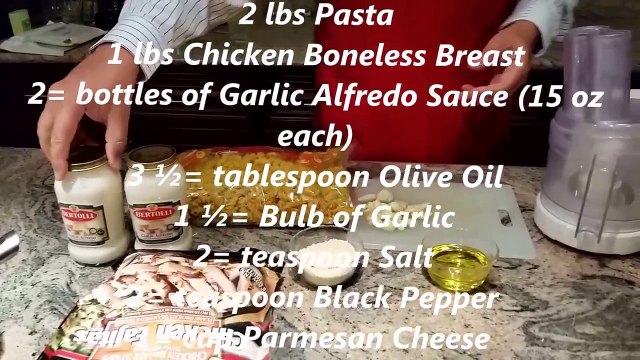 How to make Chicken Pasta with Creamy Alfredo Sauce in Easy Steps
