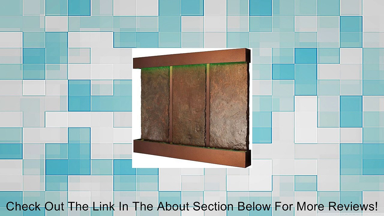 Water Wonders Nojoqui Falls Wall Fountain Color: Copper Vein, Size: Triple Review