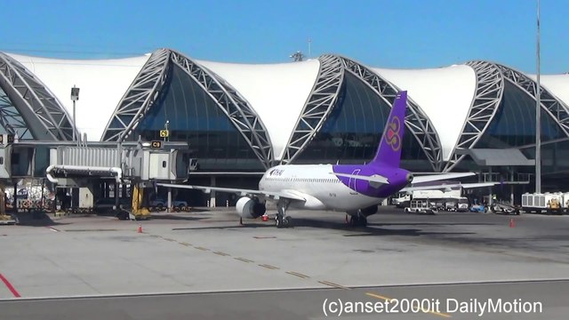 Landing and Takeoff at Bangkok Suvarnabhumi Airport