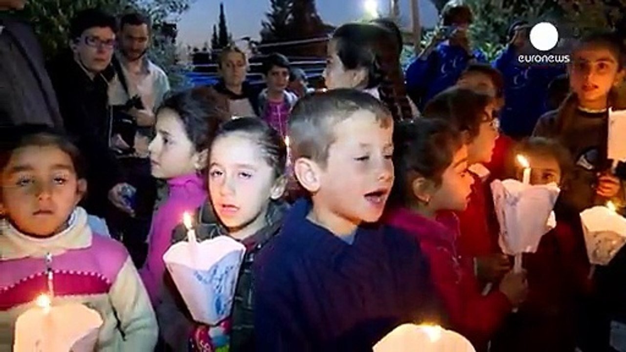 Lichterfest erfreut christliche Flüchtlinge im irakischen Erbil