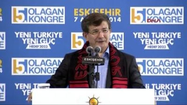 Başbakan Ahmet Davutoğlu AKP Eskişehir İl Kongresinde Konuştu 2