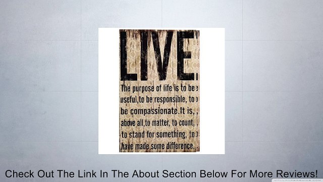 Adeco SP0107 Decorative Wood Wall Sign Plaque - Home Decor Art Review