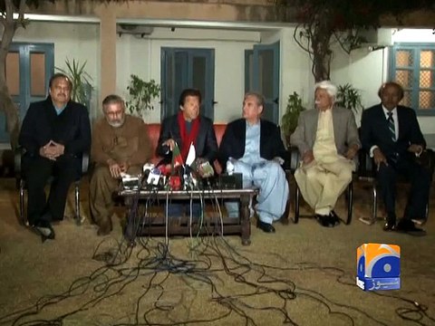 Don't want to trouble people, taking to roads for rights: Imran Khan-Geo Reports-07 Dec 2014