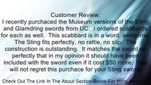 United Cutlery UC2893 Bilbo Baggins Scabbard for Sting Sword Review