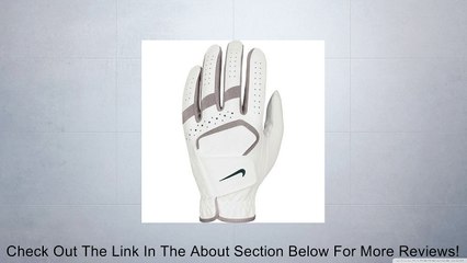 Nike Women's Dura Feel IV Regular White/Mauve Golf Glove Review