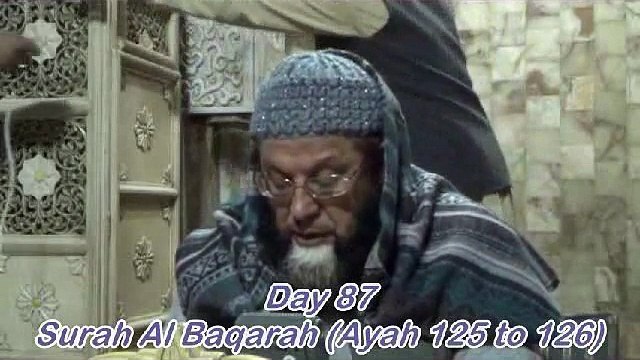 87 Dars e Quran (Masjid e Shuhada) 25-11-2014 Surah Al-Baqarah 065