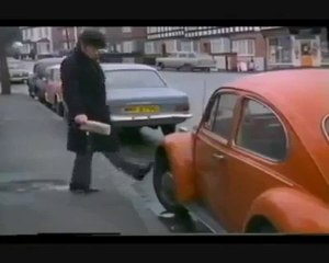 see what happen when man touch the car..so cooooool fun