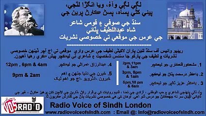 Sp. Prog.Dr. Aziz Talpur for Bhittai URS 7 Dec 14