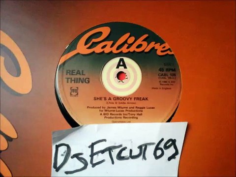 REAL THING -SHE'S A GROOVY FREAK(RIP ETCUT)CALIBRE REC 80
