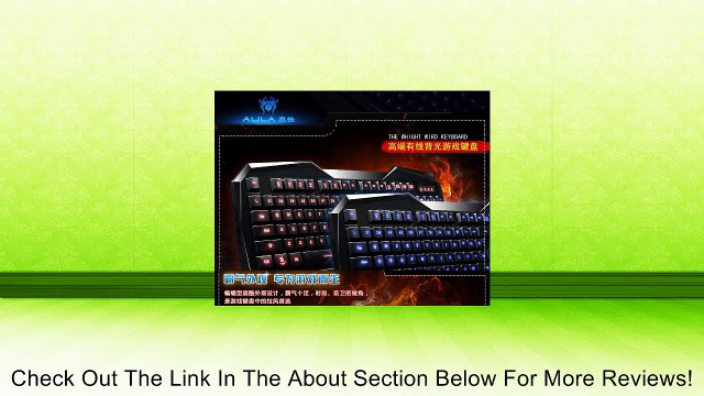 LED Illuminated Ergonomic USB Multimedia Backlight Backlit Gaming Keyboard (Blue) Review