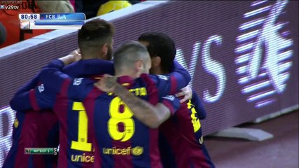 L.Messi third goal (FC Barcelona 5-1 Esapnyol) HD