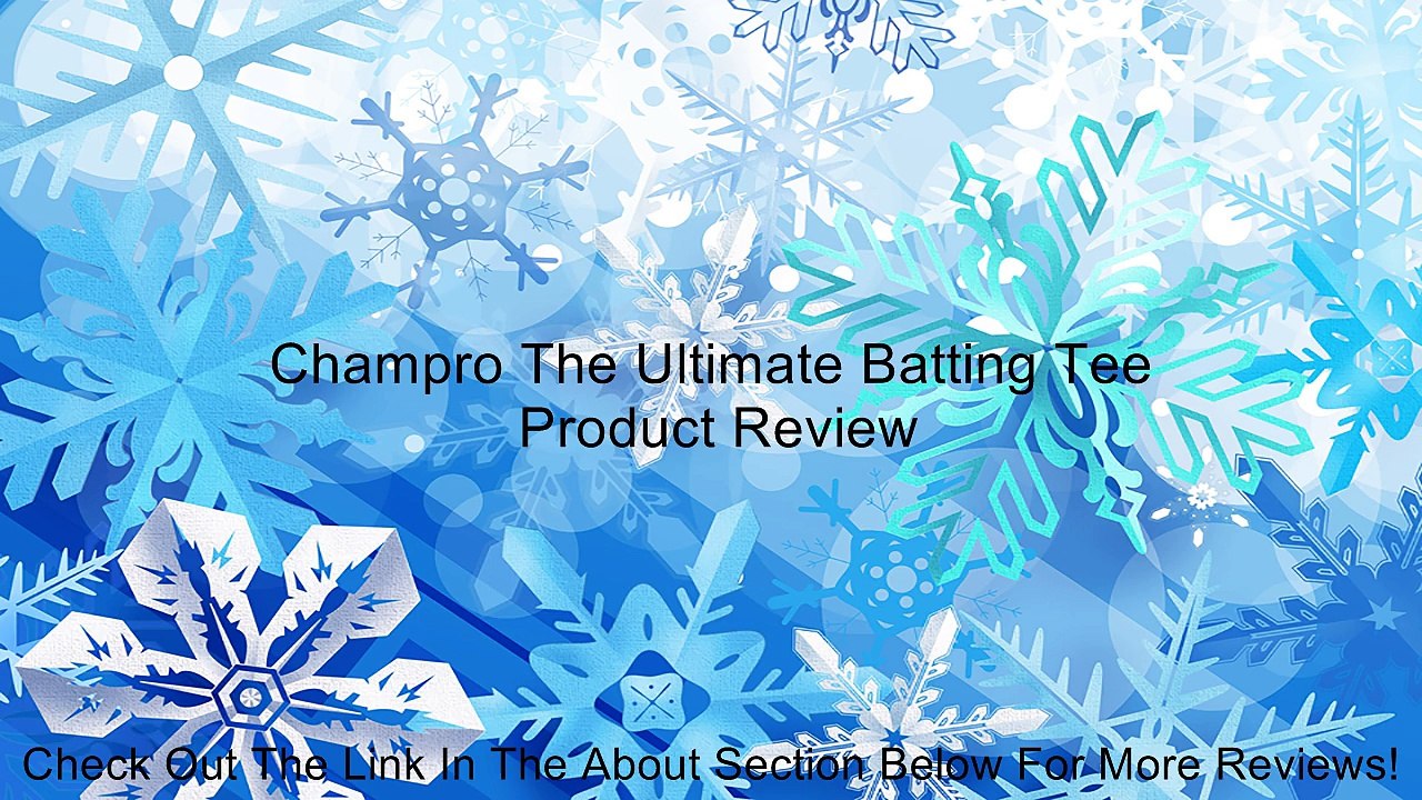 Champro The Ultimate Batting Tee Review