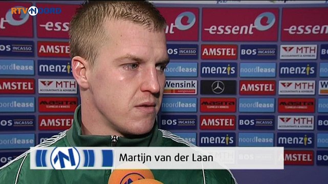 Martijn van der Laan: Het was wennen op linksback - RTV Noord