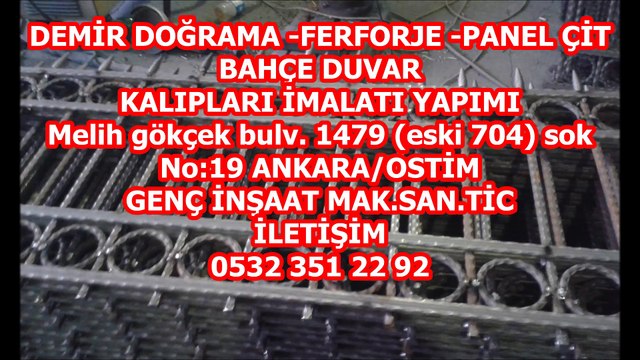 0532 351 22 92 ankara-ferforje-imalatı-ostim
