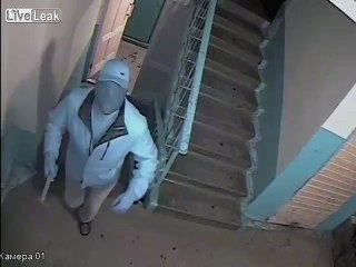 Neighbor Tries To Destroy CCTV Cam