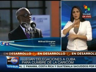 Canciller de Belice llega a Cuba, espera que Caricom sea exitosa