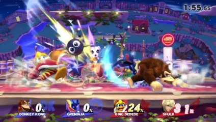 Super Smash Bros. For Wii U Online Wi-Fi Match / Battle / Fight - Playing As Donkey Kong