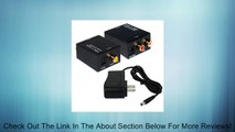HDE Analog RCA to Optical TOSLink - Digital Audio Converter   Power Plug Review