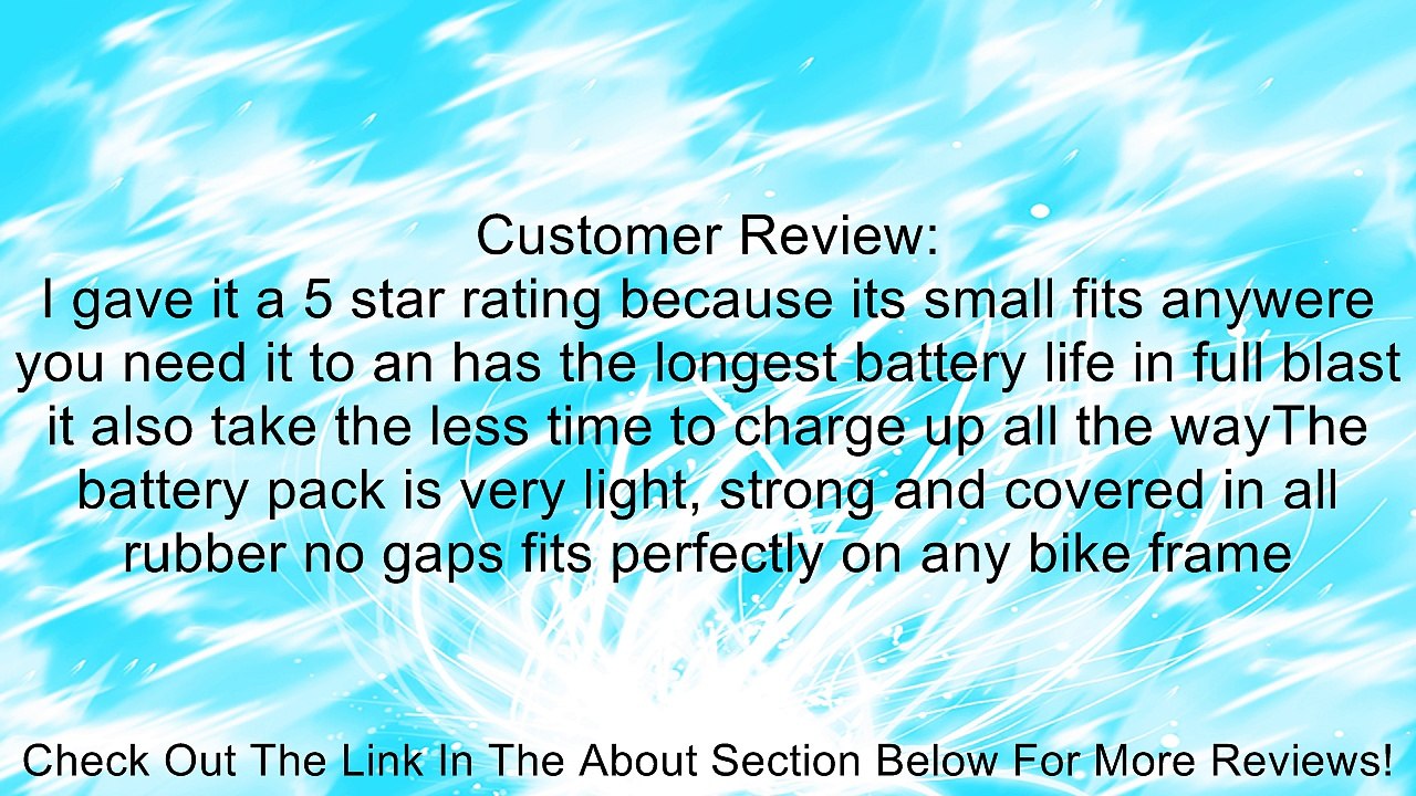 MagicShine MJ-808U XML-U2 1100 Lumen LED Bike Light Review