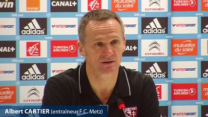 Download Video: OM-Metz : La réaction d'Albert Cartier