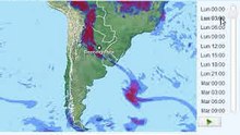 MAPA SATELITAL LLUVIAS PARA LUNES 8 DICIEMBRE