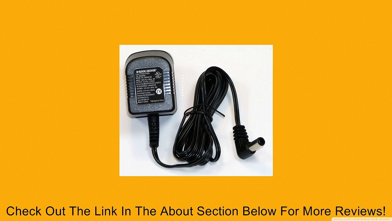 Black & Decker Charger for PD400LG & CSD300T #90530404 Review