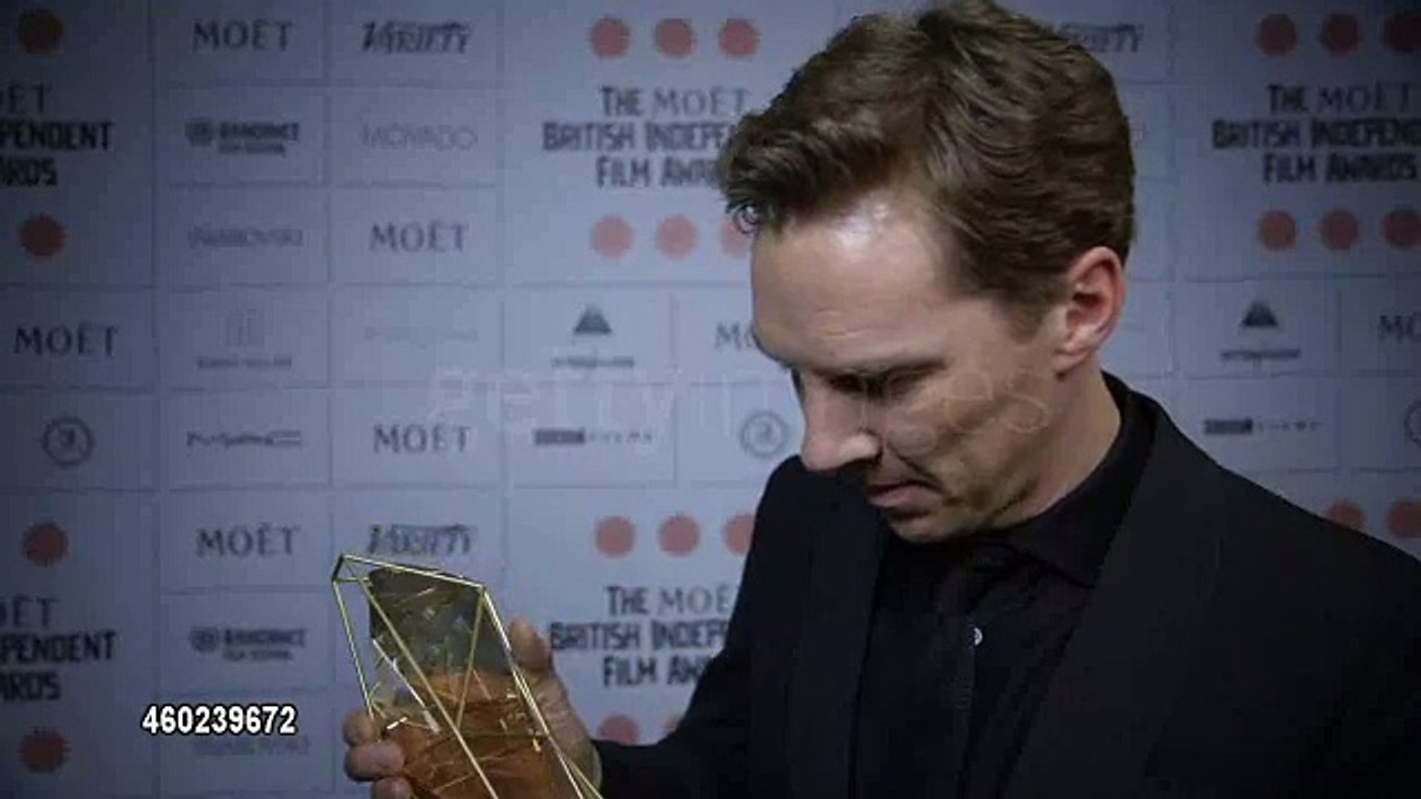 INTERVIEW - Benedict Cumberbatch on how it felt seeing his achievements on screen, winning the 'Variety Award' at The Moet British Independent Film Awards 2014