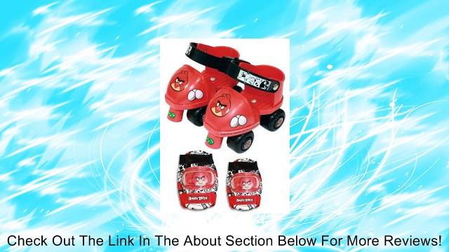 Angry Birds Toy Skate and Roller Skate Combo with Knee and Elbow Pad Review