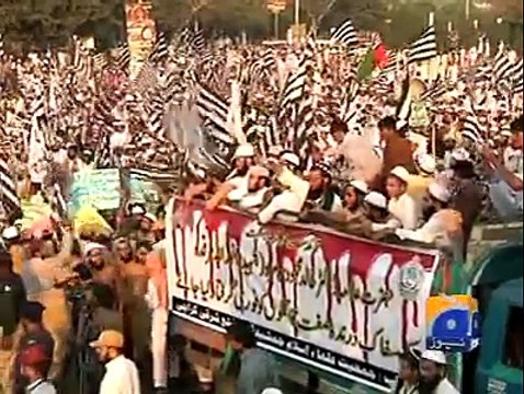 juifpakistan JUI karachi ka Ehtjaji Dharna Dr. Khalid Mahmood Soomro